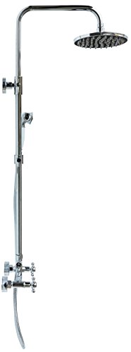Nostalgie Retro Duschset Dusche Set Brause Set Arles in Chrom - 5