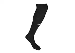 Heelium Bamboo Football Socks, Stockings for Men & Women, Knee High Length Superior Grip for Shin Guard, Anti Slip Blister Protection Anti Odour, Perfect Size UK 7 - UK 11 (25 cm to 28 cm) Available in Blue Black Grey Red & White