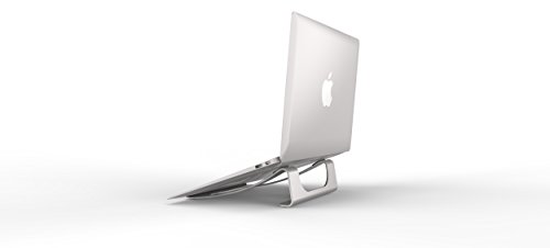 Tacana Modisch geschwungener Laptop Solide Aluminium Desktop-Ständer für Apple Macbook Pro/Air und alle 27,9–38,1 cm Laptops - 2