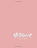 Notebook: Mixed Notebook - Large 8,5 x 11
