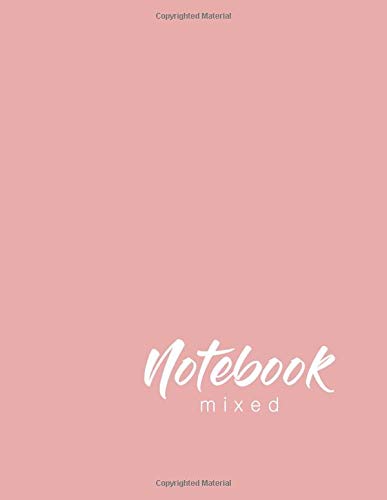 Notebook: Mixed Notebook - Large 8,5 x 11