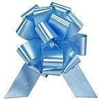 50mm pull bow (Pack of 10) - Baby blue