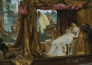 MerchDistributor The Meeting Of Antony And Cleopatra By Lawrence Alma-tadema Digital Print Poster 11.70x8.30 Inches