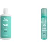 Wella Professionals Invigo Volume Boost Pack &ndash; Shampoo (500 ml) + Volume and Shine Spray (500 ml) &ndash; Volume Enhancer &ndash; All Hai