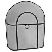Arched and Curved Fire Screen Surround with Fine Mesh and Carry Handle - Height 71cm x Width 62cm