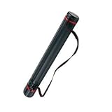  Zeichentransportrolle Transportrolle Transportrohr Größe XL - 10,5x78-125 cm Farbe: Schwarz