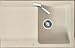 Produktbild Einbauspüle Capri 45 granit beige eurostone Siebkorb-Excenter 3 1/2 Zoll