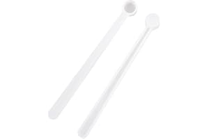 FSSTUD Mini cucchiai dosatori in plastica da 0,25 ml, 100 pezzi, cucchiaini da tè, per condimenti in polvere, cosmetici e cosmetici