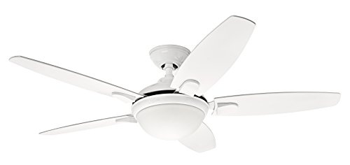 Hunter Fan Contempo Ventilador de techo con luz blanco E27, 20 W, 132 cm