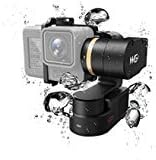 Feiyu Tech FY WG2 Waterproof Wearable Gimbal and SBONY Lens Cloth, Anti-Lost Wrist Band and Quick Car Charger with Qualcomm 3.0 for GoPro Hero5/4/Session and Similar Dimensions Action Camera