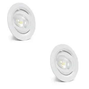 Philips 3-watt SlimStar Tiltable COB LED Spot Ceiling Light(Warm White,Pack of 2)