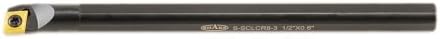 Shars Tool 1/2 Shank 7 Overall Length SCLCR Indexable Boring Bar for CCMT Insert by Shars