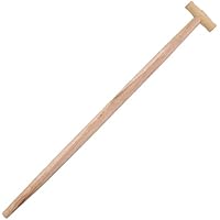 STANMOT 3 x Spatenstiel Grabegabel Spatengabel Stiel Holzstiel T Griff 110cm Set Ø 36 BUCHE