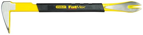 Stanley FatMax Präzisionseisen, schmale Schaufel, 30 cm Länge, flache Nagelklaue, Federstahl, Karbonstahl, 1-55-512