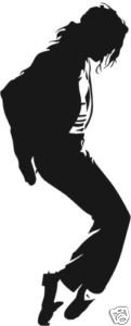 Preisvergleich Produktbild Wandsticker Michael Jackson, 28 cm