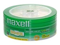 Preisvergleich Produktbild Maxell DVD+DL Rohlinge (8x Speed, 8,5GB, 25 Stück)