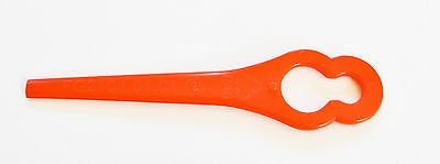 20 Kunststoffmesser / Ersatzmesser / Schneidplättchen / Messer passend für Akku Rasentrimmer Gardenline GLART 18 Li von ALDI / Hofer - 2