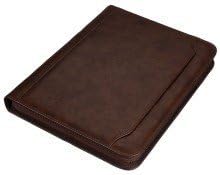 Spicers Conference 25mm Marble Effect Ring Binder with A4 Calculator Writing Pad - Brown