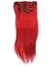 supermodel 18 inch Col RED. Full Head Clip in Human Hair Extensions. High quality Remy Hair!. 100g Weight