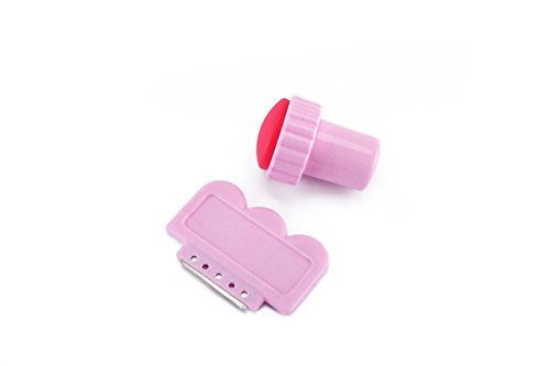 Glow Stamp and Scraper Nail Art Salon Manicure