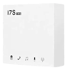 l7s TWS Wireless Bluetooth Earphone Portable Bluetooth Headset, with Active Noise Cancellation Technology and Charging Box for All Smartphones (White)