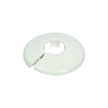 10 Radiator Pipe Collars White 15mm Clip Together Plastic Laminate