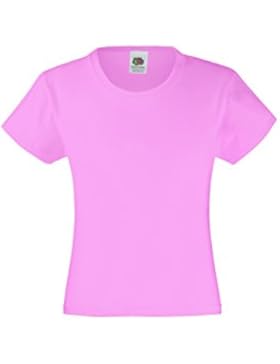 Fruit of the Loom Mädchen T-Shirt Valueweight T Girls