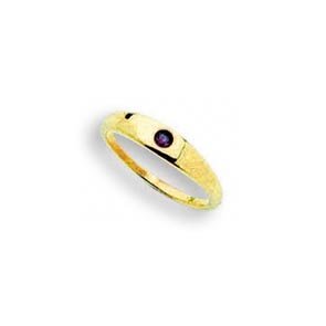 Taufring Anhänger mit Saphir 10mm echt 14 Karat Gold 585 (Art.851007)