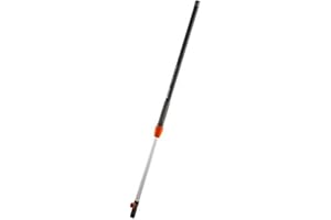 GARDENA Soporte Meister Soporte X-Form 500 mm - Barra de equipo y soporte 4 - Aluminio - Fácil instalación / Portaherramientas / Soporte de equipo de jardín / Barra de herramientas / Soporte de esco