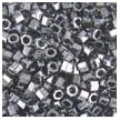 Miyuki Delica Size 11 DB001C Gunmetal Qty 5 grams