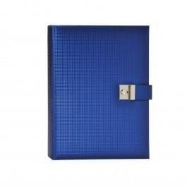 Preisvergleich Produktbild Dokumentenmappe Sirio blau Kunstleder 5 Taschen 26x34cm