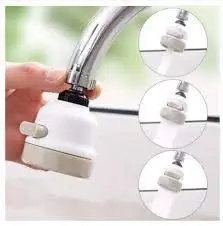 CLEMATIS 360 Degree Rotating Water-Saving Sprinkler| Faucet Aerator| 3-Gear Adjustable Head Nozzle Splash-Proof Filter Extender Sprayer for Kitchen| Bathroom