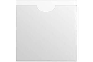 FROTOX Porta Permesso Di Parcheggio Per Parabrezza Per Auto Titolari Di Permesso Per Auto Autoadesivi Portacarte Per Parabrezza Quadrato Trasparente Per Auto