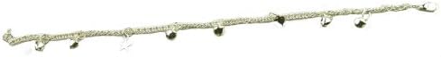 Womens Anklets &amp; Ankle Chains, (ANK05210) Silver Coloured Anklet Chain