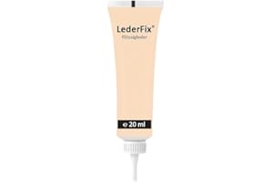 LederFix® Flüssigleder (20 ml) - Leder-Reparatur-Gel für Leder/Kunstleder und Vinyl/Repariert Risse, Schnitte, Löcher, Kratzer, Brüche (Beige)