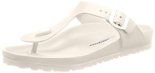 Birkenstock Gizeh Eva - Sandalias unisex, Blanco (White), 45