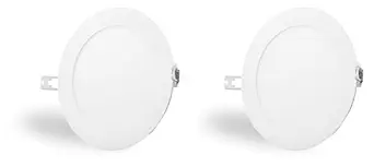 Syska SSK-PA2344E-4-8W 8-Watt Round LED Panel Light (Pack of 2, Cool Day Light)