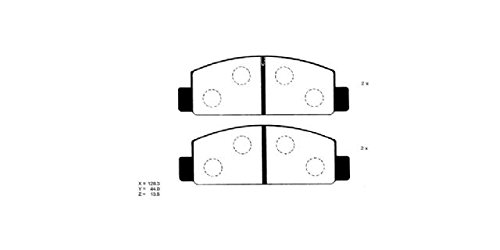Preisvergleich Produktbild Ashuki 1080-8203 Bremsbeläge