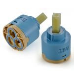 Auralum 40 mm Keramik Kartusche für Einhebel Armaturen Bad/Küche - 2
