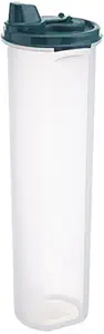Signoraware Jumbo Easy Flow Plastic Container, 1.1 Litres, Forest Green