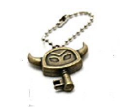 Preisvergleich Produktbild Legend of Zelda Triforce 2 Metal Item Collection~Key~25mm H