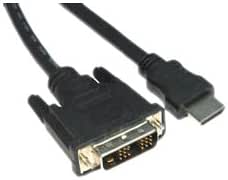 Max Value HDMI 19 Pin Male to Single Link DVI-D Male, 2 Mtrs, Black