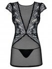 Preisvergleich Produktbild ORADEA CHEMISE OBSESSIVE BLACK S / M