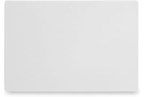 HENDI Planche à découper HACCP Blanc, pour produits laitiers et boulangerie, utilisable des deux côtés, 450x300x(H)13mm, polyéthylène HDPE