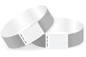 ‎TWIST4 Tyvek Einlassbänder in bunten Farben: Eintrittsbänder Partybänder Partybändchen Einlassbänder Securebänder aus Tyvek von Twist4 (50 Stück, Silber)