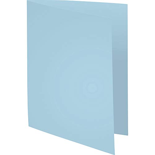 Exacompta 410006E - Lote de 100 Subcarpetas Forever 250  Color Azul Claro