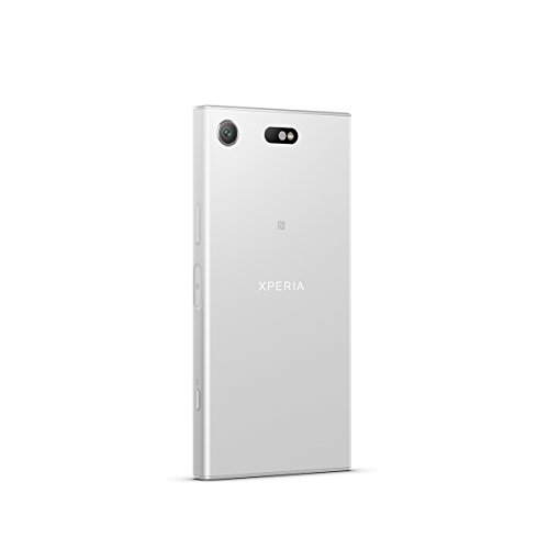 Sony Xperia XZ1 Compact Smartphone (11,65 cm (4,6 Zoll) Triluminos Display 19MP Kamera, 32GB Speicher, Android) silber [Spanische Version]