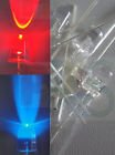 Preisvergleich Produktbild 10 Stück Blink LED 3mm selbstblinkend rot-blau