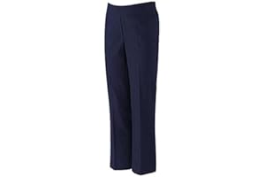 ASD Accessories Girls School UK Slim Trouser Half Elasticated School Slim Leg Trouser Age 3 Years to 16 Years