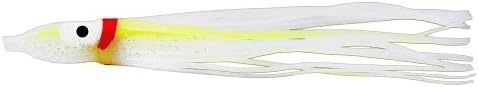 Zak Tackle Challenger Squid (3-Pack), Chartreuse Stripe/Glow